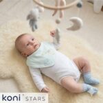 Safari Time памучен бандан за бебе Caramell ONE1371-MAVI 5