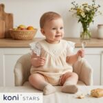 Бебешки бежов комплект за момиче Smile Caramell CR-TKK2403-BEJ R6