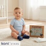 Бебешки памучни кърпички зелени 7 бр Hello Forest Caramell MND1963-GREEN R2