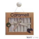 Бебешки сиви памучни кърпички 7 бр Hello Forest Caramell MND1963-GRI R1