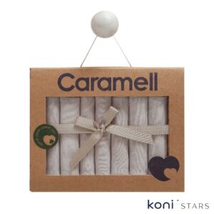 Бебешки сиви памучни кърпички 7 бр Hello Forest Caramell MND1963-GRI R1