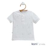 Бежов детски летен комплект за момче Polo Caramell CR-TKE2399 R2