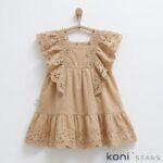 Детска рокля бежово Pure beauty Caramell CR-ELB1814-BEJ R1