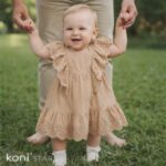 Детска рокля бежово Pure beauty Caramell CR-ELB1814-BEJ R3