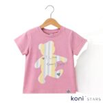 Детски комплект розова тениска с тюл пола екрю Rach RA-2015-Pink R2