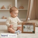 Екрю бебешки кърпички памучни 7 бр Basic Caramell MND2064 R2