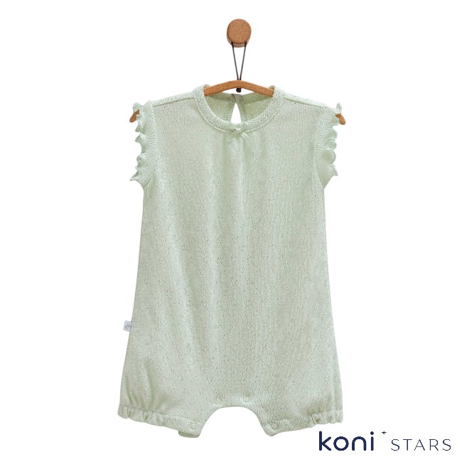Зелен ромпър за момиче Caramell CR-TK1679-YESIL R1