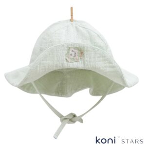 Зелена детска лятна шапка за момиче Little Girl Caramell CR-SPK1668-GREEN R1