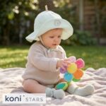 Зелена детска лятна шапка за момиче Little Girl Caramell CR-SPK1668-GREEN R2
