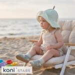 Зелена детска лятна шапка за момиче Little Girl Caramell CR-SPK1668-GREEN R3