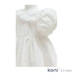 Лятна детска рокля екрю Soft Lace Caramell R2