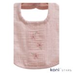 Памучен лигавник 3 бр пепел от рози Little Girl Caramell ONK1667 R4